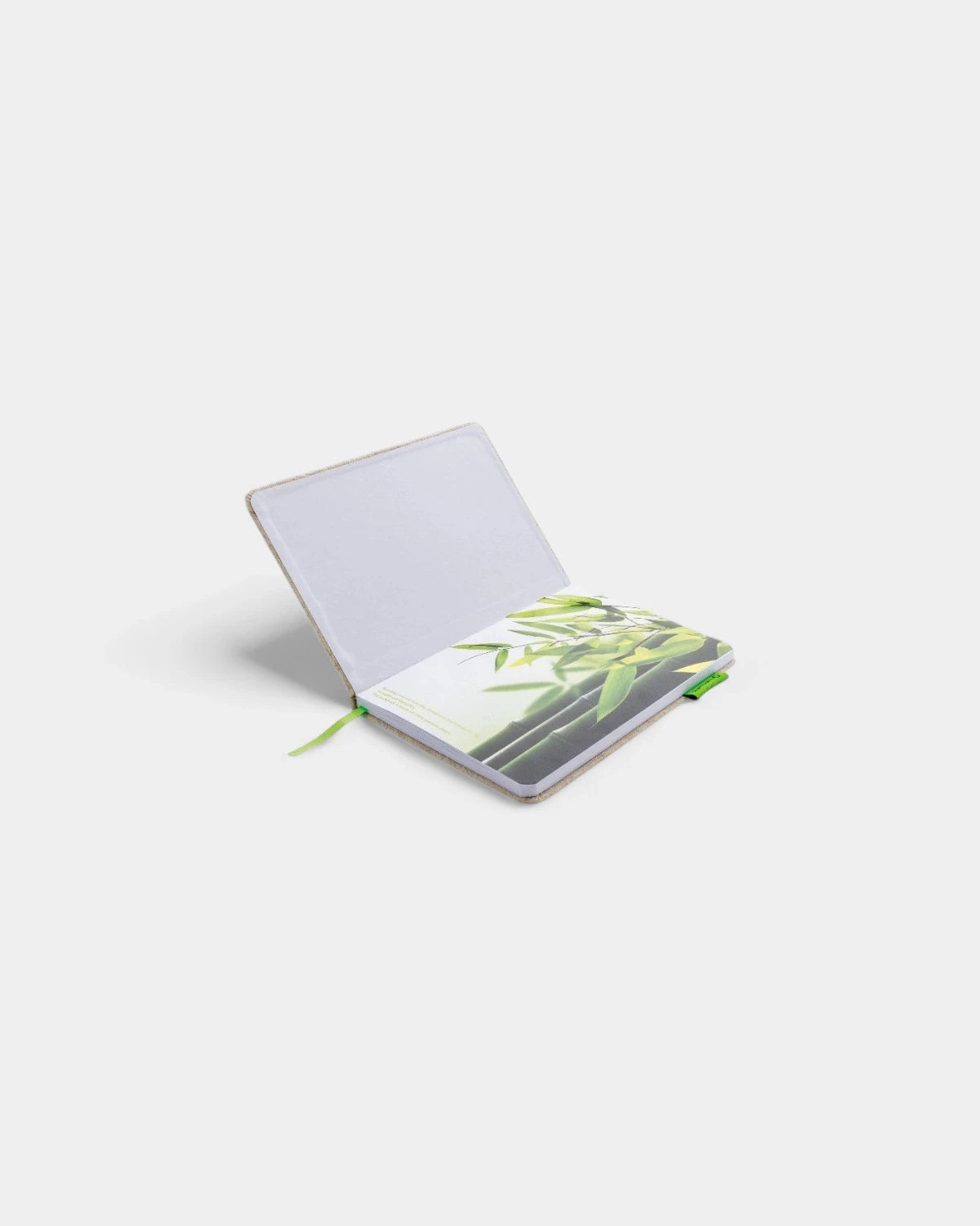 Personaliseerbaar A5-notitieboek in jute en bamboe - 3