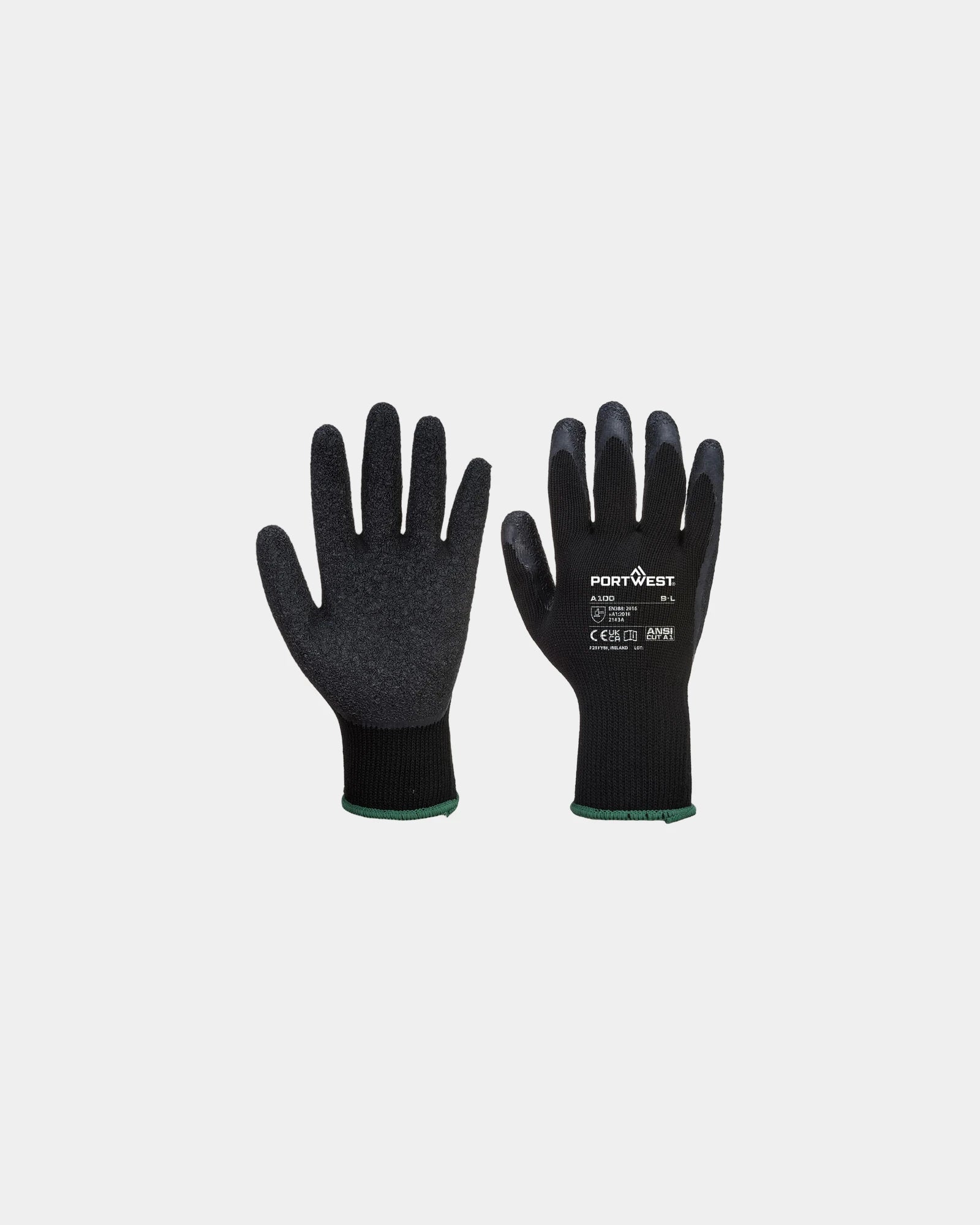 Werkhandschoenen latex slijtvast set om te personaliseren - Kaki