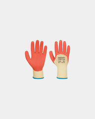 Werkhandschoenen latex grip polyester om te personaliseren - Geel-Zwart