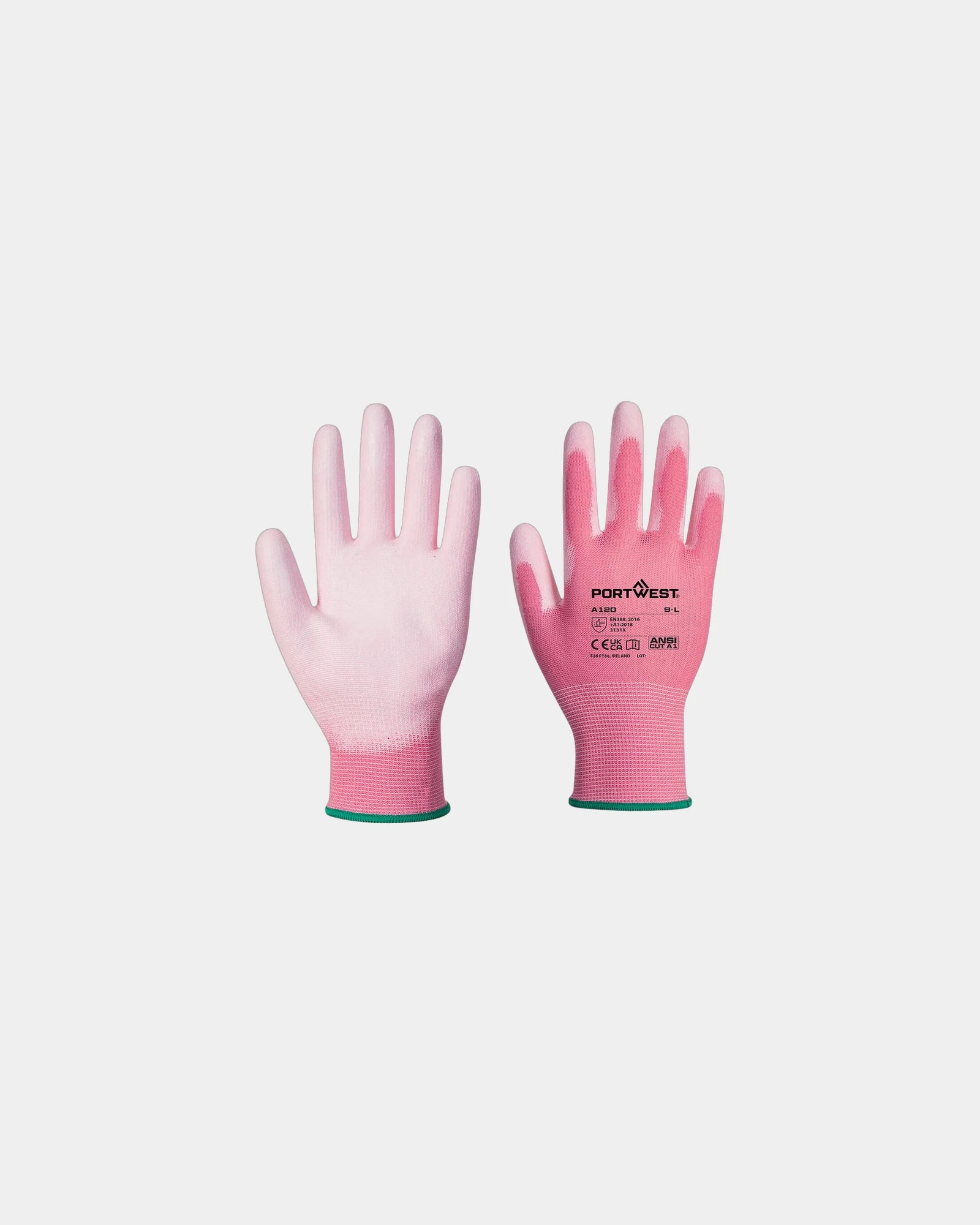Werkhandschoen PU-coating polyester om te personaliseren - Donkerblauw
