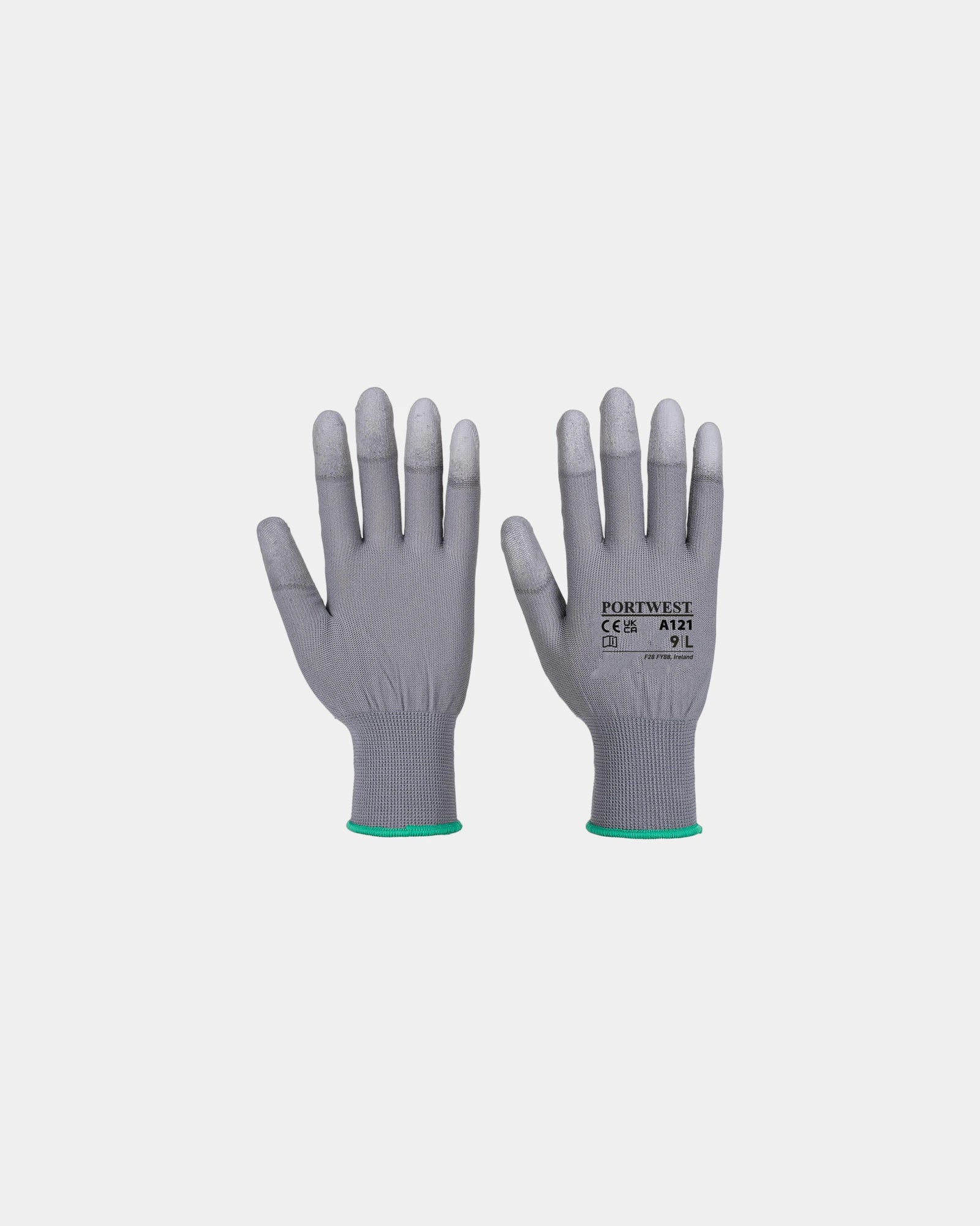 Werkhandschoen nylon PU-coating om te personaliseren - Grijs
