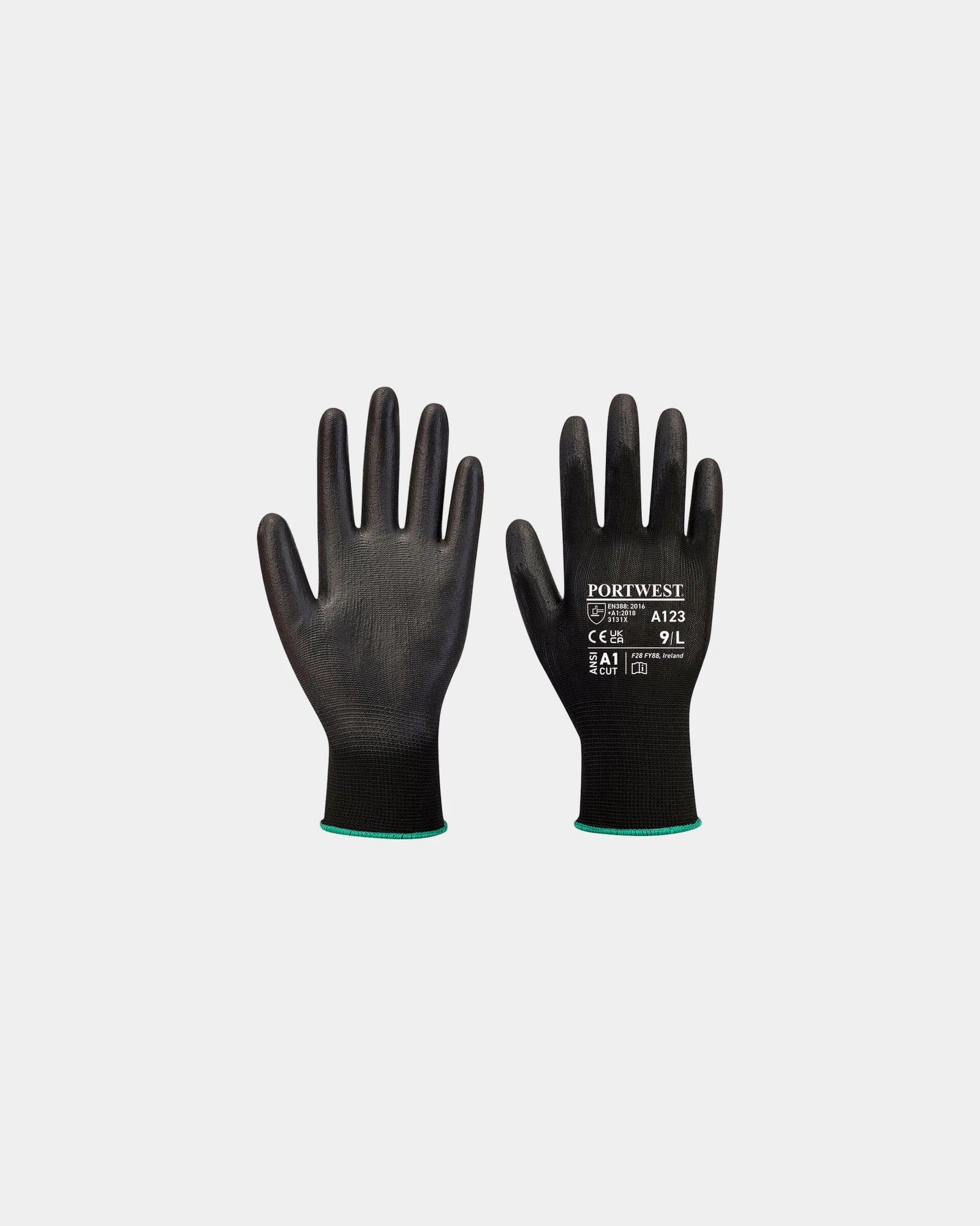 Werkhandschoen PU-coating zonder latex om te personaliseren - Kaki
