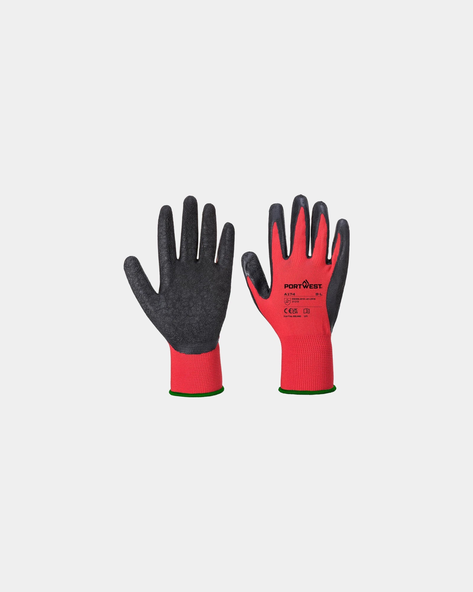 Werkhandschoen latex flex grip om te personaliseren - Donkerblauw