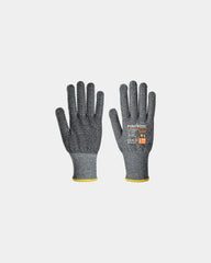 Snijwerende handschoen PVC-noppen om te personaliseren - Grijs