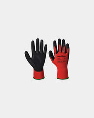 Werkhandschoenen PU rood dextreus om te personaliseren - Rood