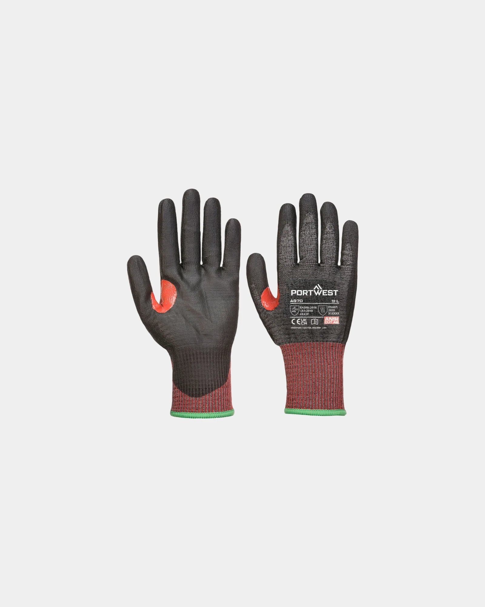 Snijbestendige handschoen nitril kaki om te personaliseren - Kaki