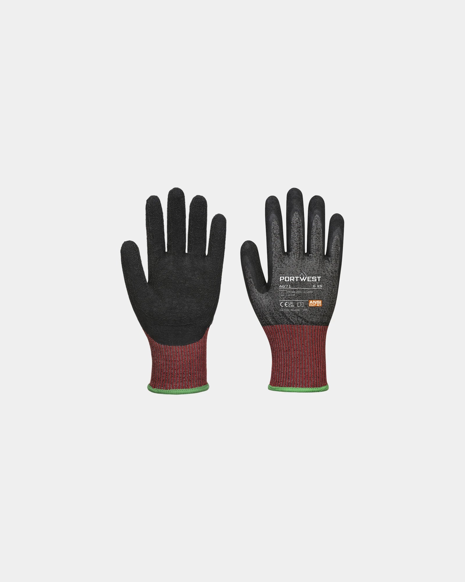 Snijbestendige handschoen nitril kaki om te personaliseren - Kaki