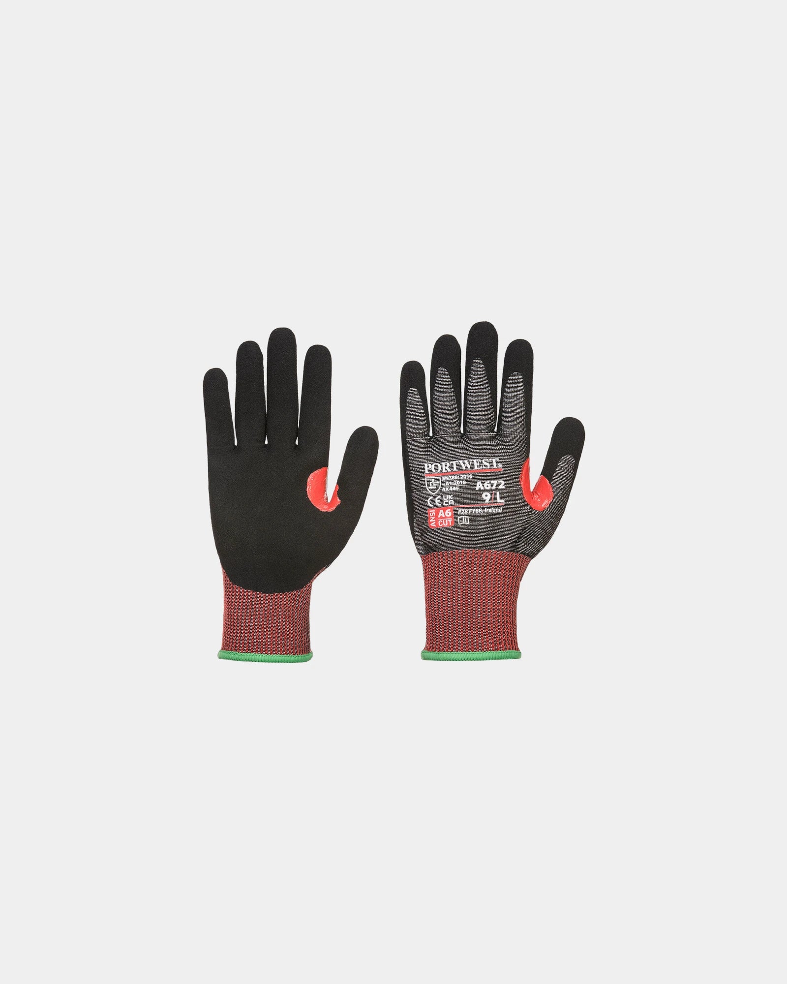 Snijbestendige handschoen nitril kaki om te personaliseren - Kaki