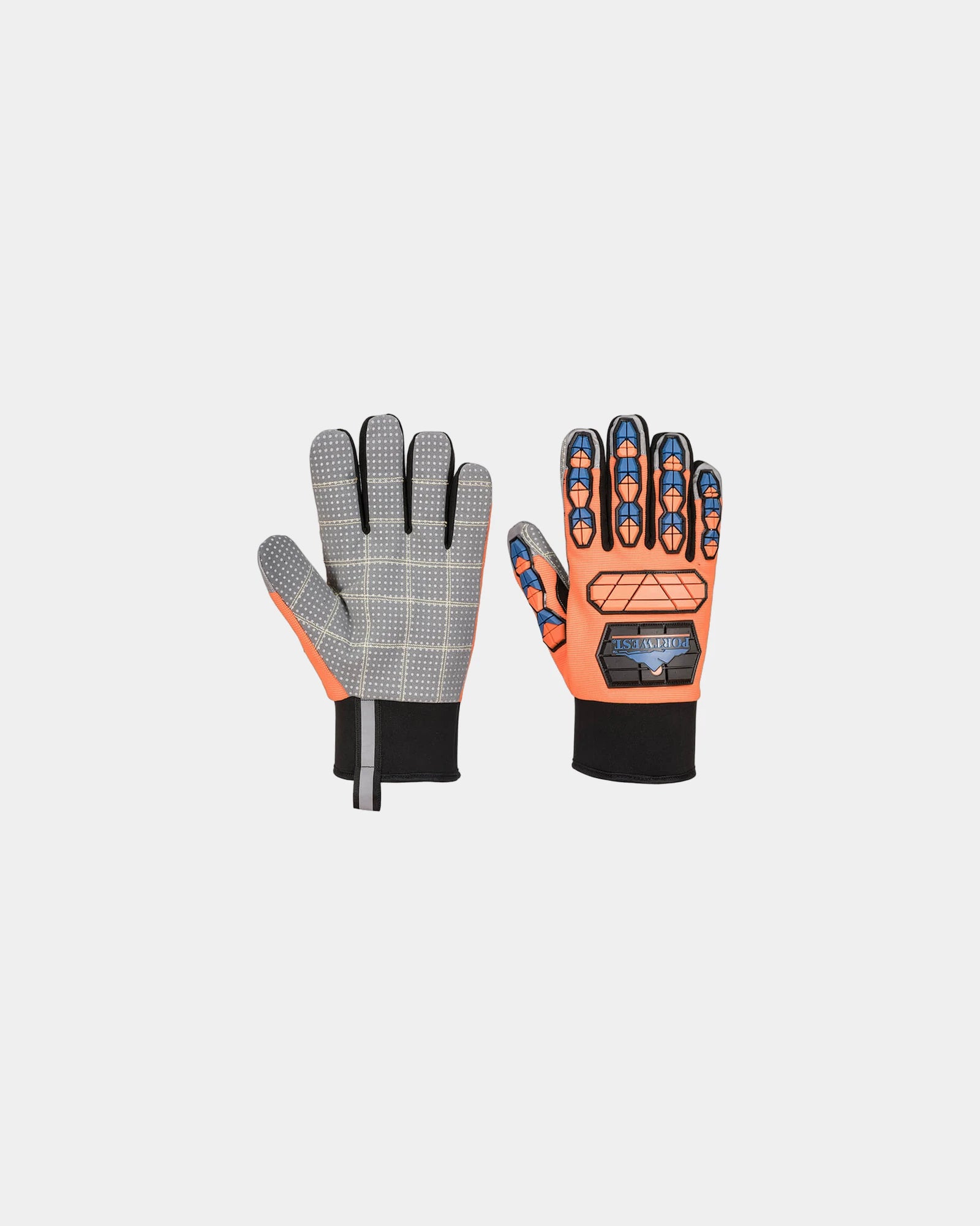 Waterdichte handschoen thermisch om te personaliseren - Oranje