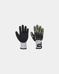 Thermische handschoen slagvast TPR om te personaliseren - Grijs