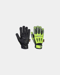 Winterhandschoenen geitenleer om te personaliseren - Geel-Zwart