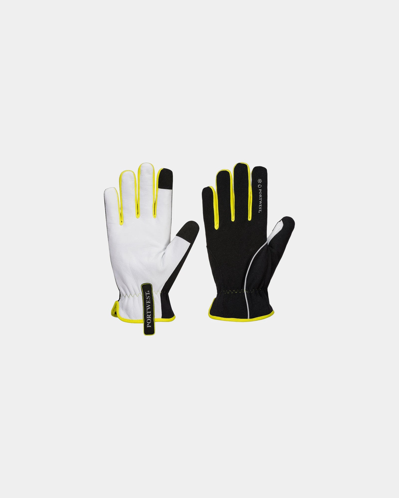 Winterhandschoen waterdicht leer om te personaliseren - Zwart-Hemelsblauw