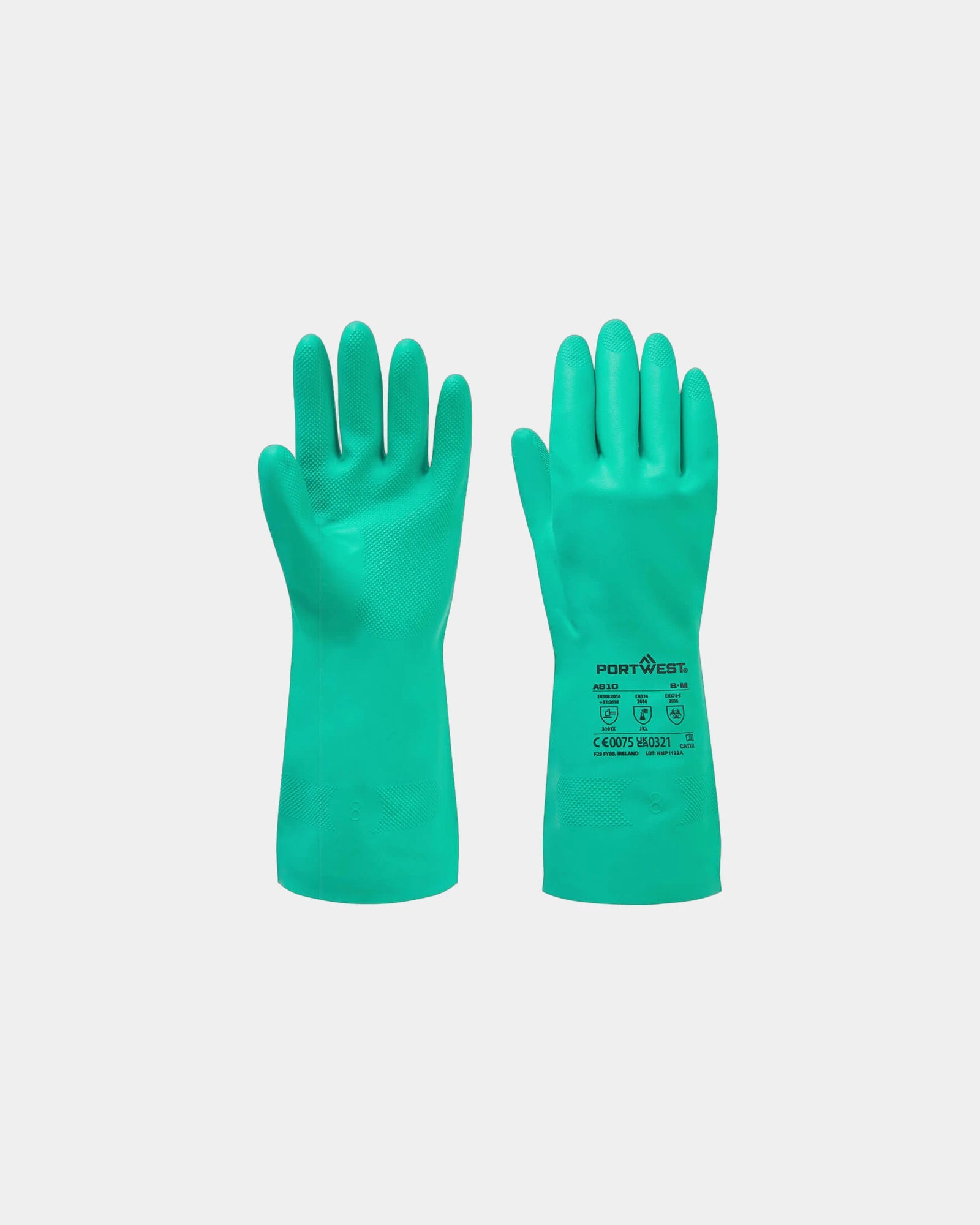 Chemische nitril handschoenen groen om te personaliseren - Groen