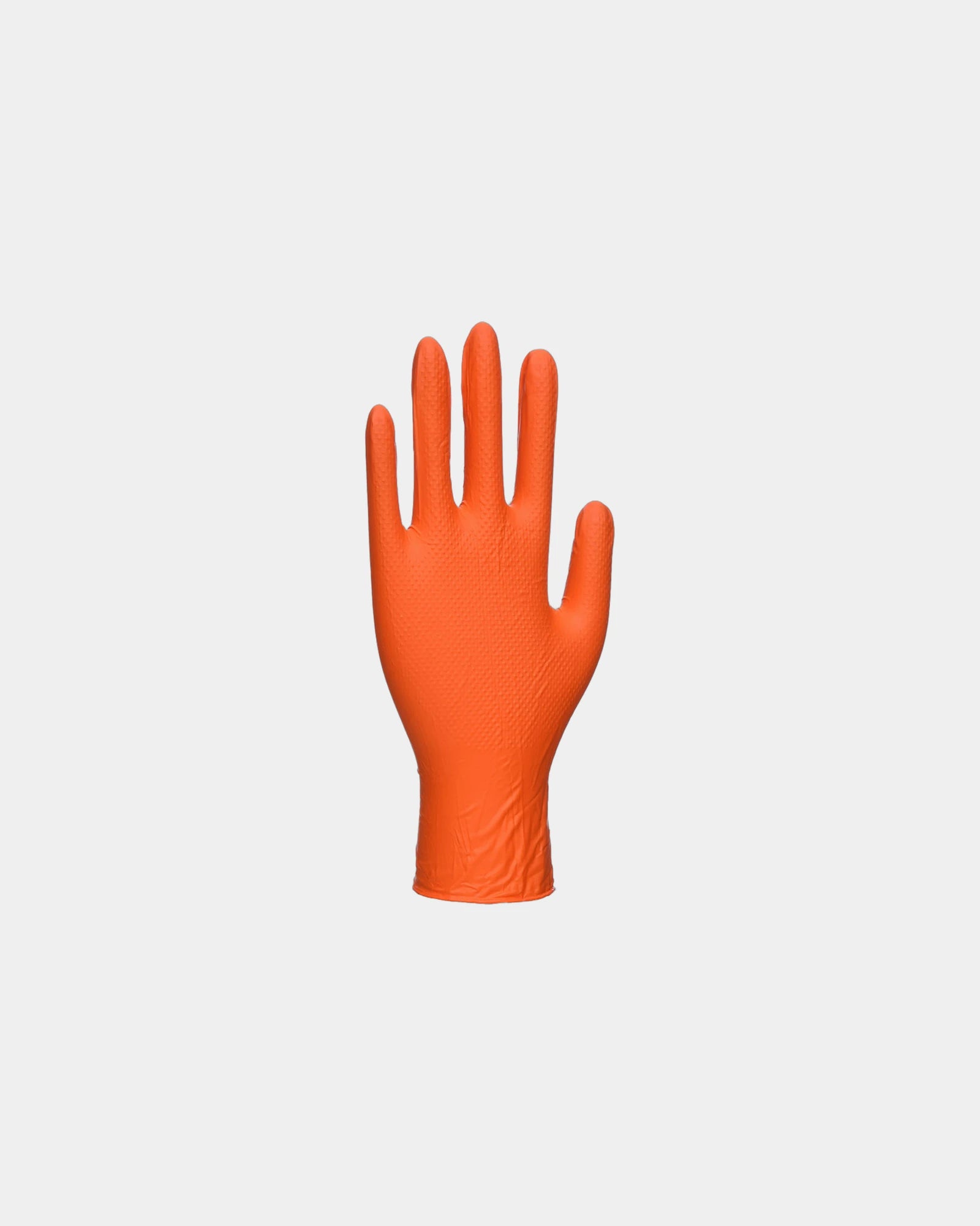 Wegwerphandschoenen nitrile 0,18mm om te personaliseren - Oranje
