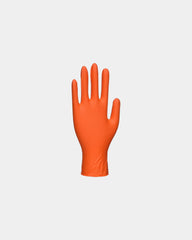 Wegwerphandschoenen nitrile 0,18mm om te personaliseren - Oranje