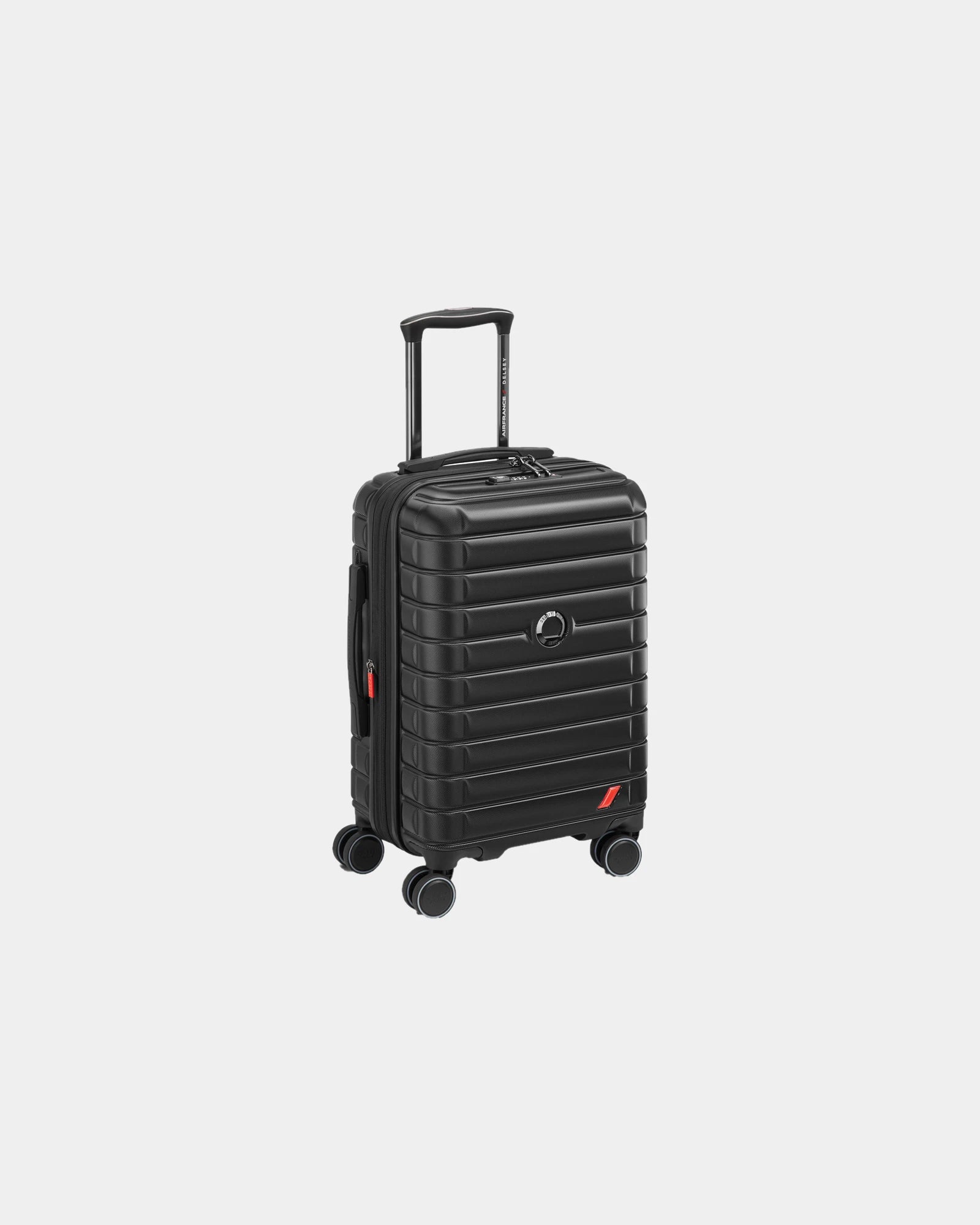Koffer polycarbonaat 55 cm Shadow Af om te personaliseren - Zwart