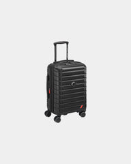 Koffer polycarbonaat 55 cm Shadow Af om te personaliseren - Zwart