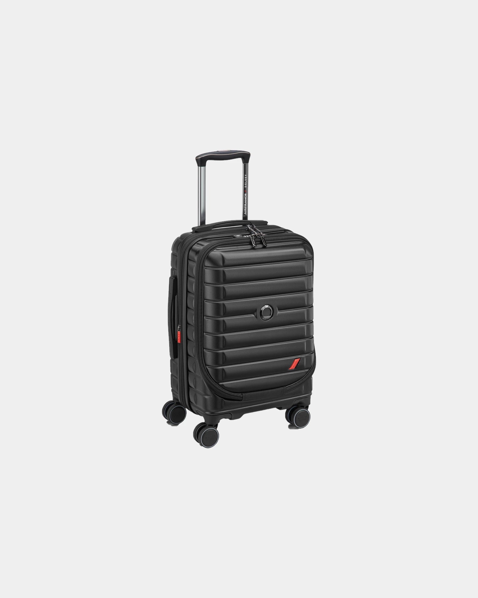 Koffer polycarbonaat 55 cm Shadow Af om te personaliseren - Zwart