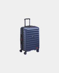 Koffer polycarbonaat 66 cm 86L om te personaliseren - Diepmarineblauw