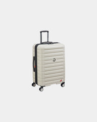 Koffer polycarbonaat 124L 76 cm Shadow om te personaliseren - Ivoor