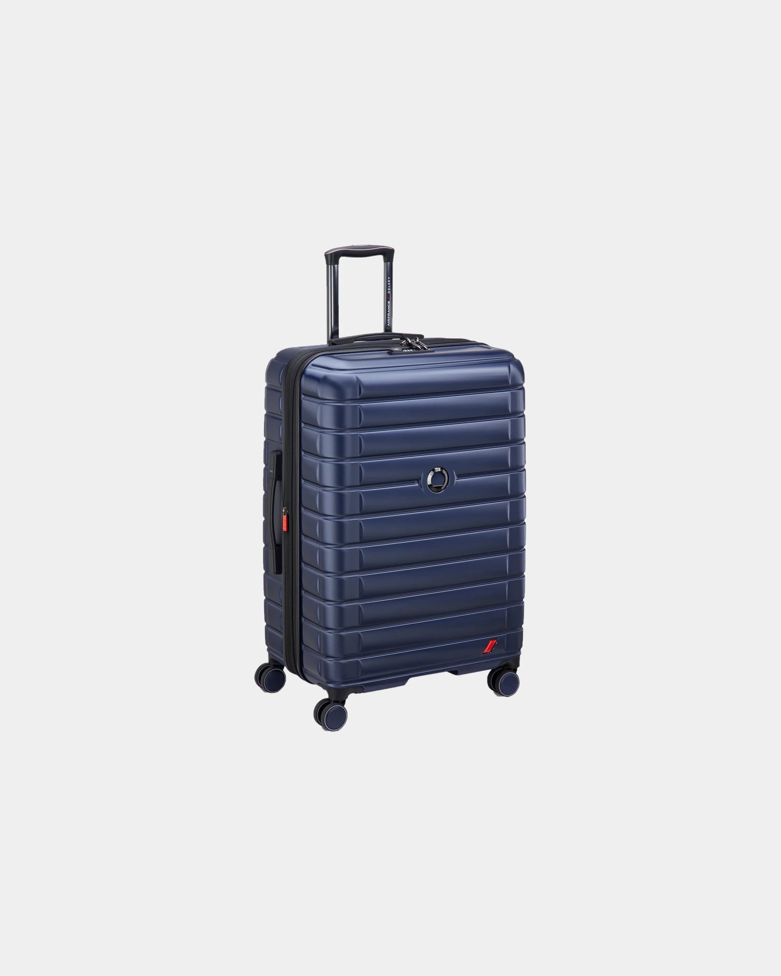 Koffer polycarbonaat 124L 76 cm Shadow om te personaliseren - Diepmarineblauw