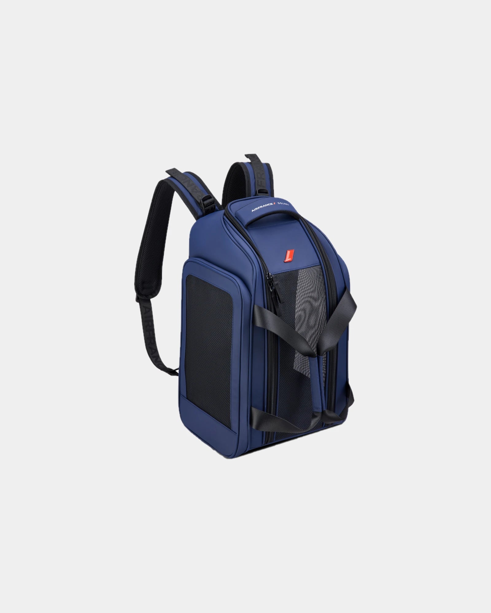 Dierendraagrugzak gerecycled polyester om te personaliseren - Diepmarineblauw