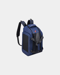 Dierendraagrugzak gerecycled polyester om te personaliseren - Diepmarineblauw