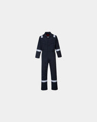 Vlamvertragende overall antistatisch om te personaliseren - Marineblauw