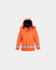 Gewatteerde parka vlamvertragend ARC3 om te personaliseren - Oranje