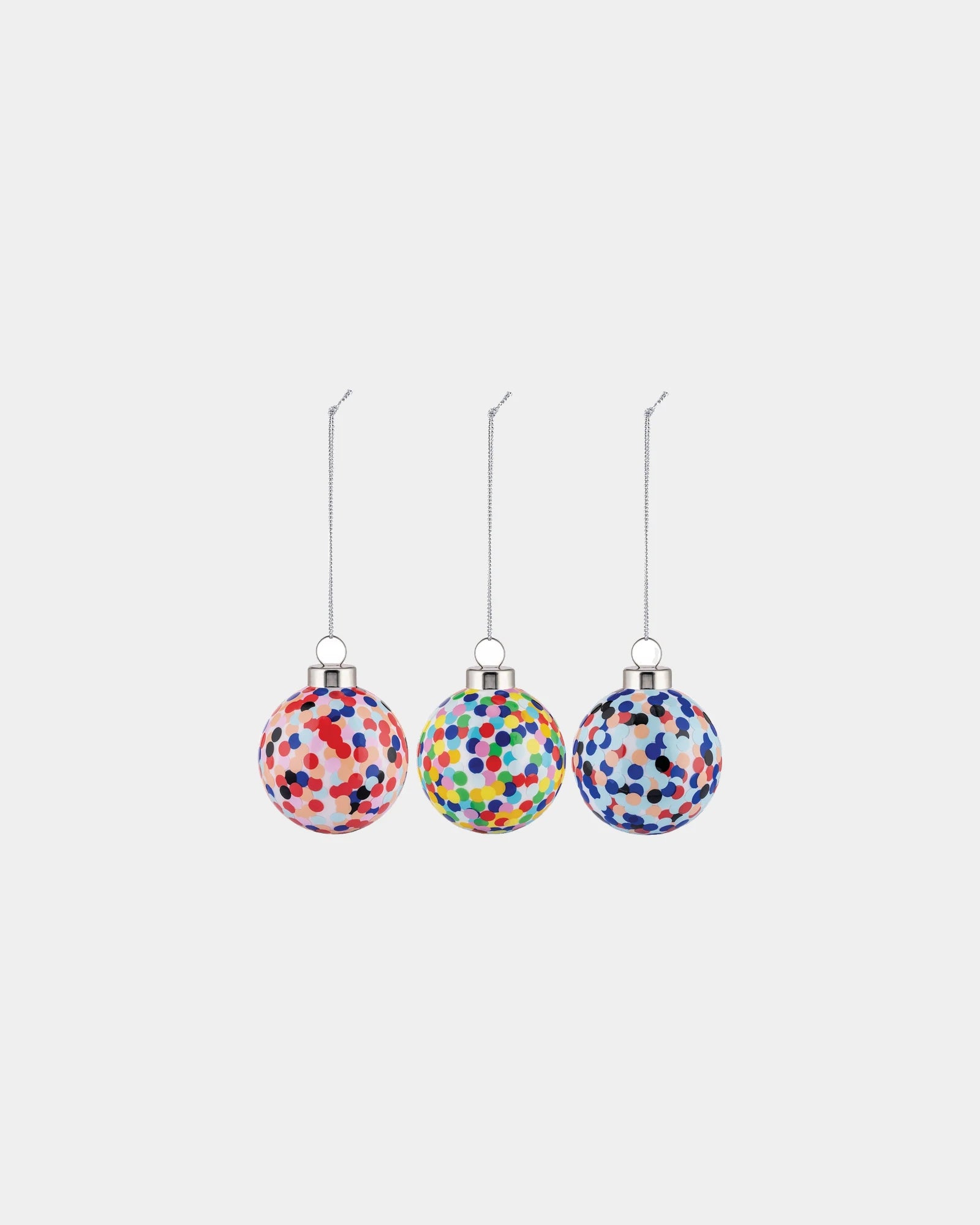 Kerstbal glas Alessi Proust om te personaliseren - Multicolor