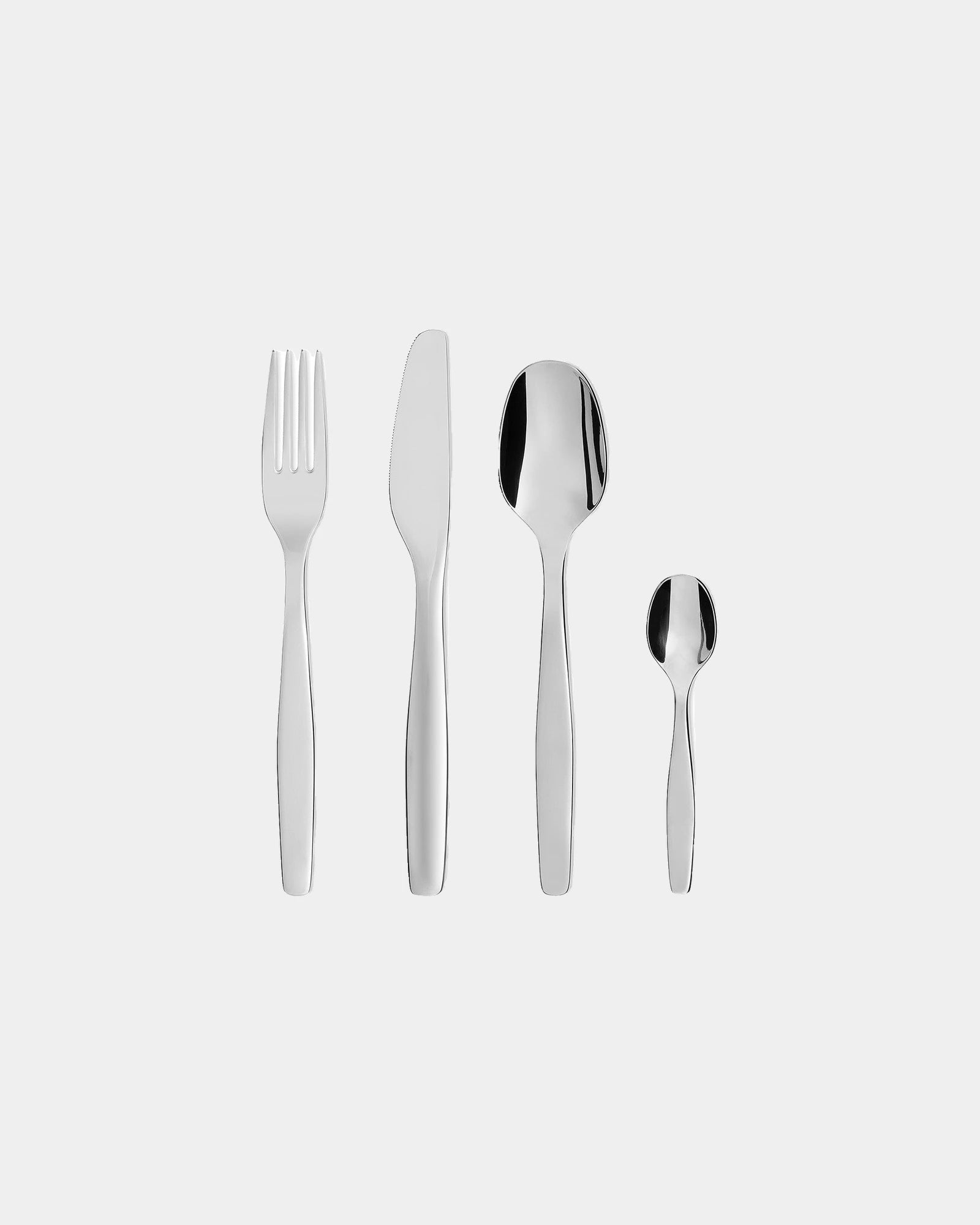 Bestekset roestvrij staal Alessi Itsumo om te personaliseren - Zilver