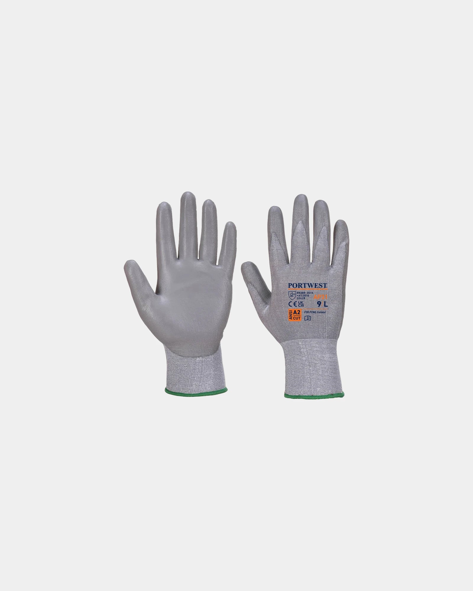 Snijbestendige handschoen PU-coating om te personaliseren - Kaki