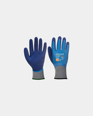 Snijbestendige handschoen latex ANSI A4 om te personaliseren - Zwart