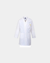 Antistatische ESD-blouse polyester om te personaliseren - Wit