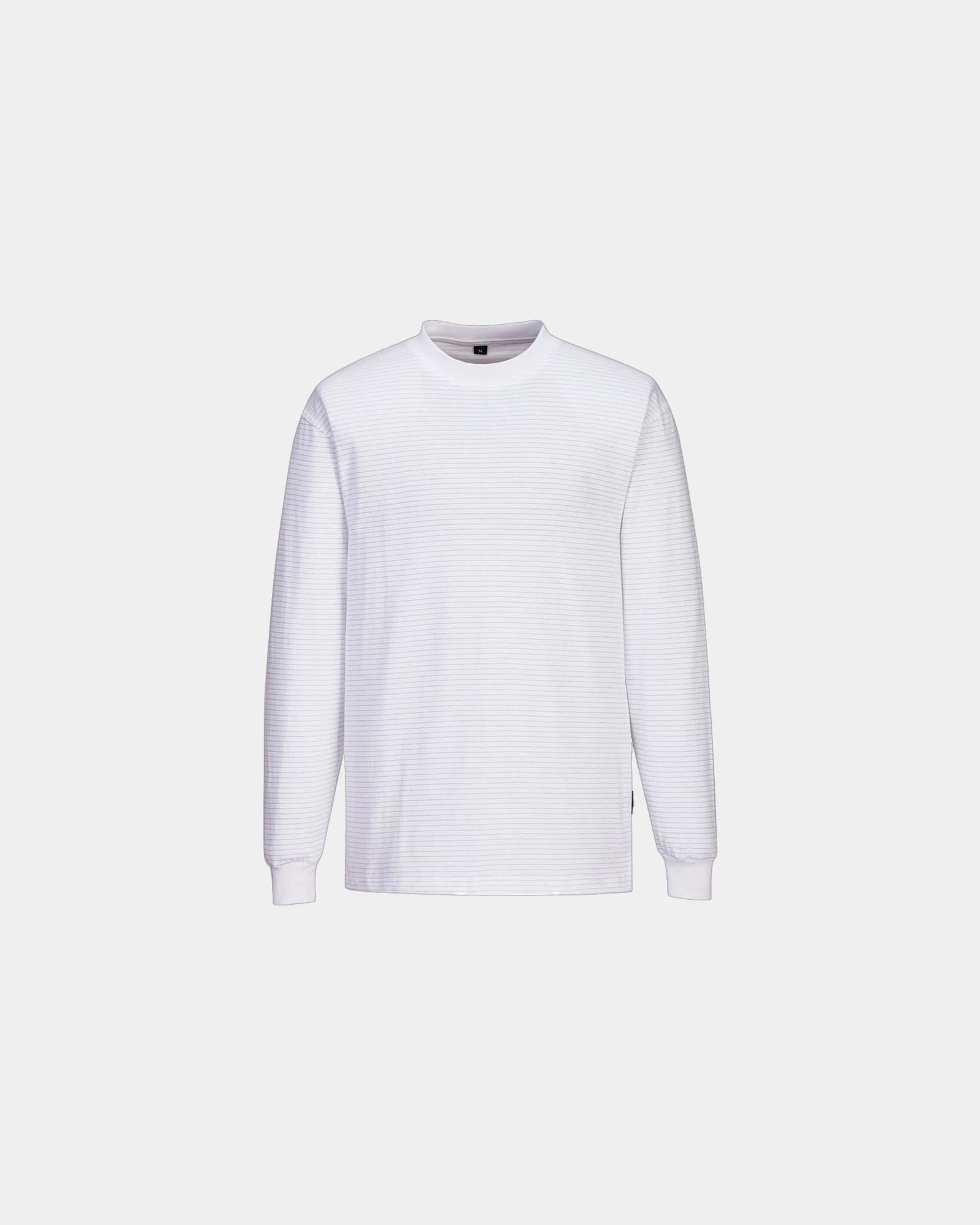 T-shirt lange mouwen antistatisch ESD om te personaliseren - Wit