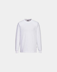 T-shirt lange mouwen antistatisch ESD om te personaliseren - Wit