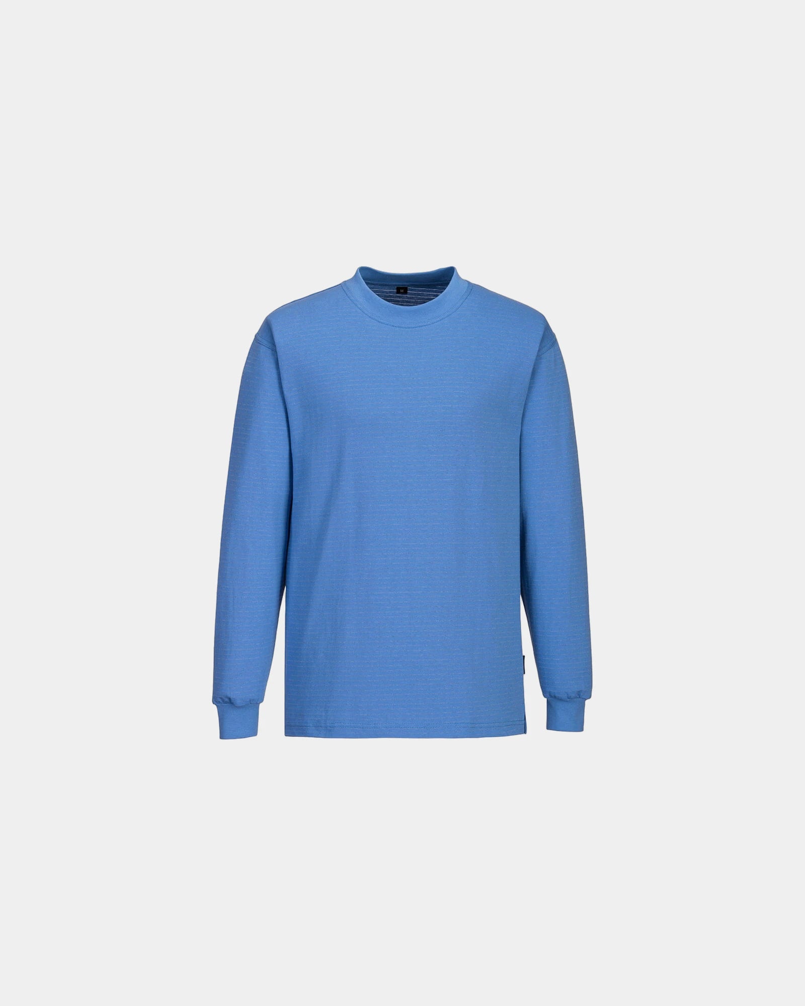 T-shirt lange mouwen antistatisch ESD om te personaliseren - Lichtgrijs Gemêleerd