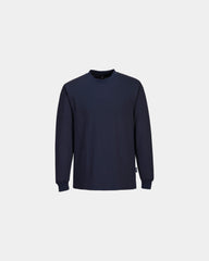 T-shirt lange mouwen antistatisch ESD om te personaliseren - Marineblauw