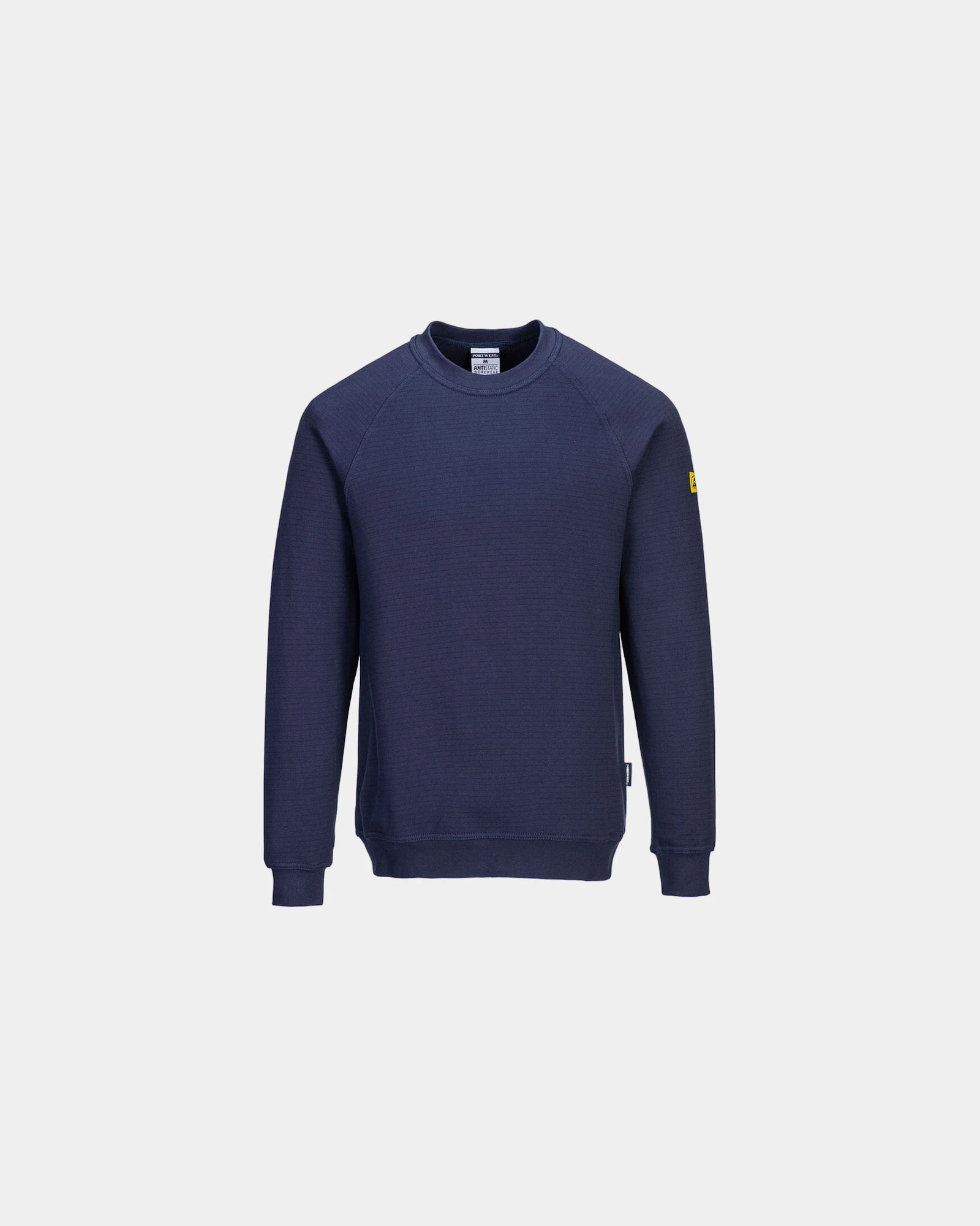 Sweater antistatisch ESD katoen om te personaliseren - Marineblauw