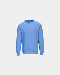 Sweater antistatisch ESD katoen om te personaliseren - Lichtgrijs Gemêleerd