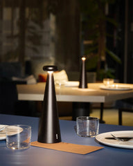 Oplaadbare lamp aluminium Alessi Bedin om te personaliseren - 5