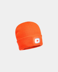 Muts met oplaadbare LED-verlichting om te personaliseren - Oranje