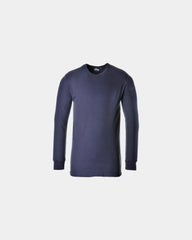 Thermisch T-shirt lange mouwen 200 g/m² om te personaliseren - Marineblauw