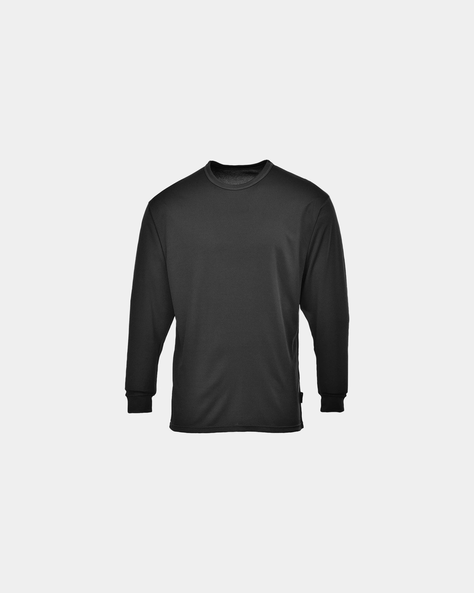 Thermisch baselayer T-shirt om te personaliseren - Zwart-Hemelsblauw