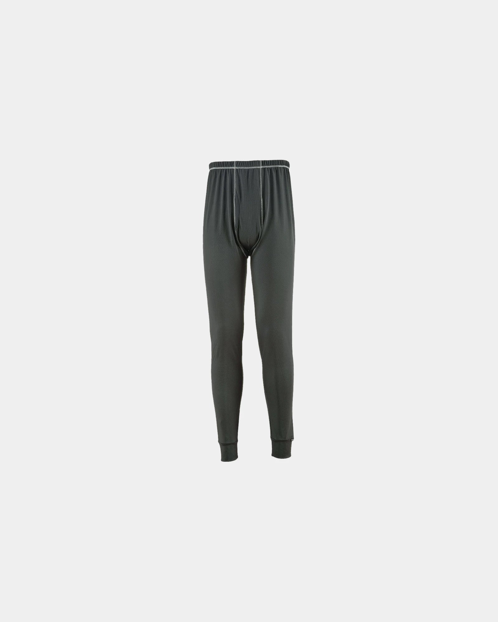 Legging antibacterieel polyester om te personaliseren - houtskool