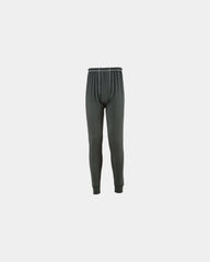 Legging antibacterieel polyester om te personaliseren - houtskool