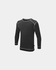 T-shirt antibacterieel zilverionen ML om te personaliseren - Zwart-Hemelsblauw