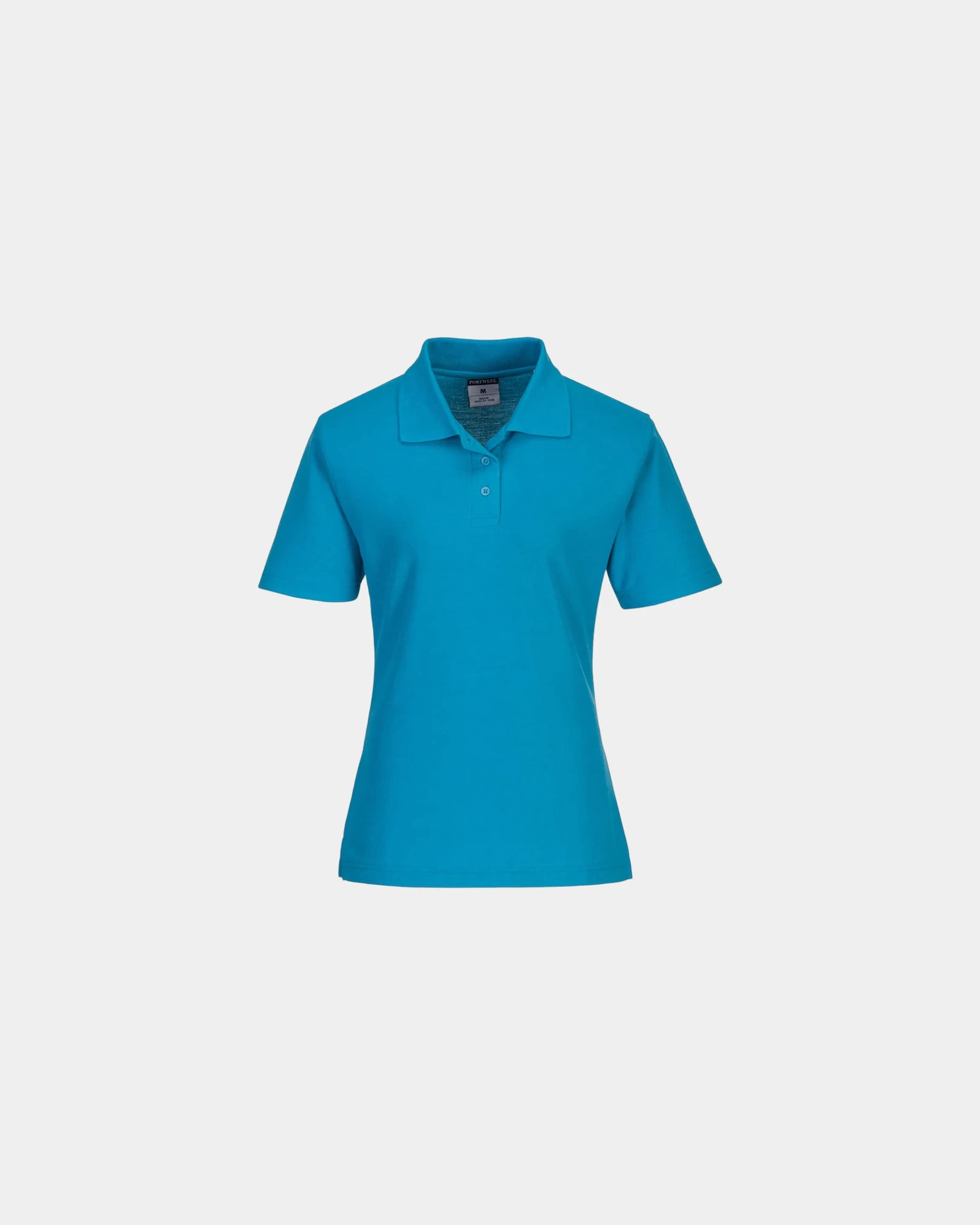 Polo dames polyester katoen UPF 50+ om te personaliseren - Blauw