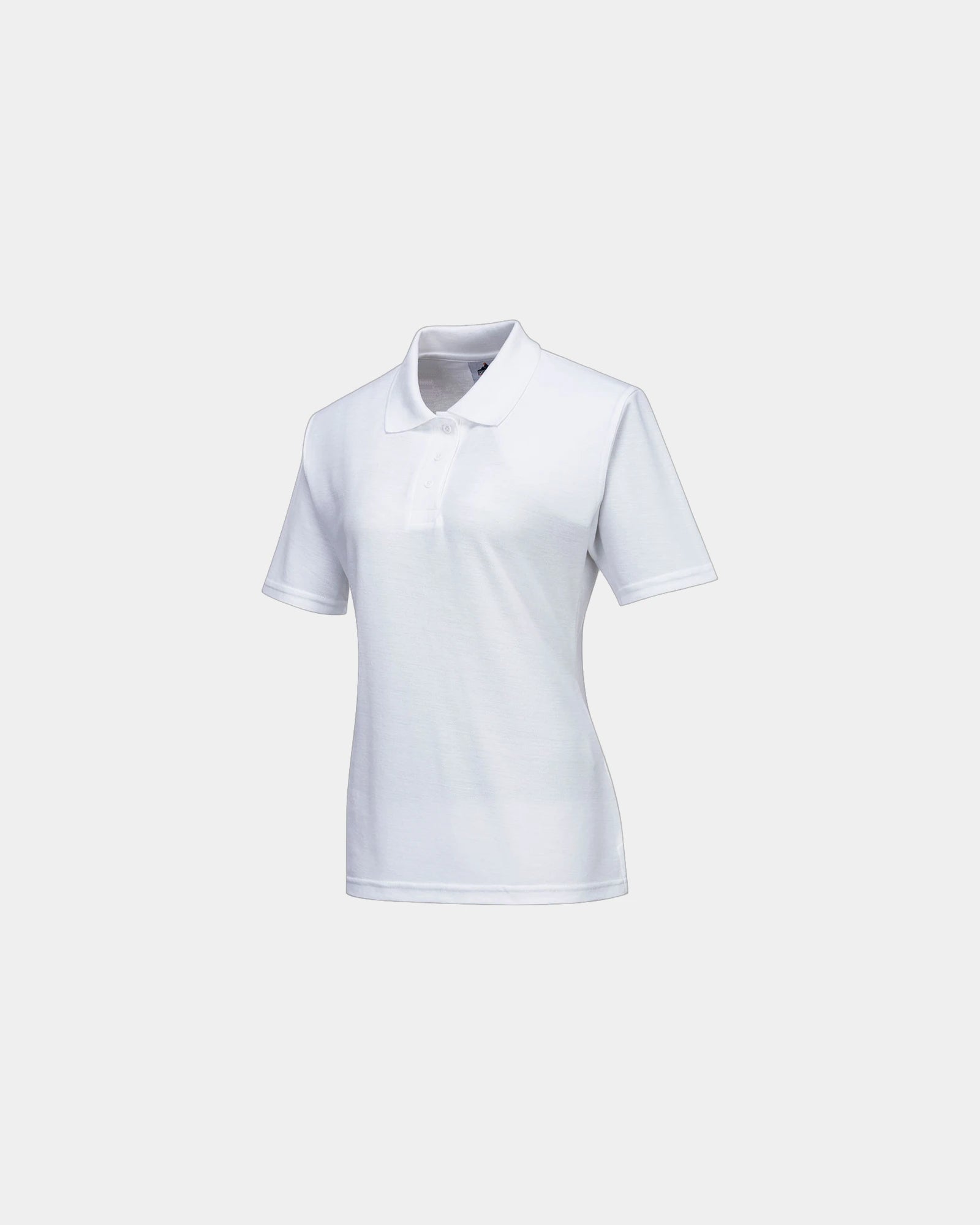 Polo dames polyester katoen UPF 50+ om te personaliseren - Wit