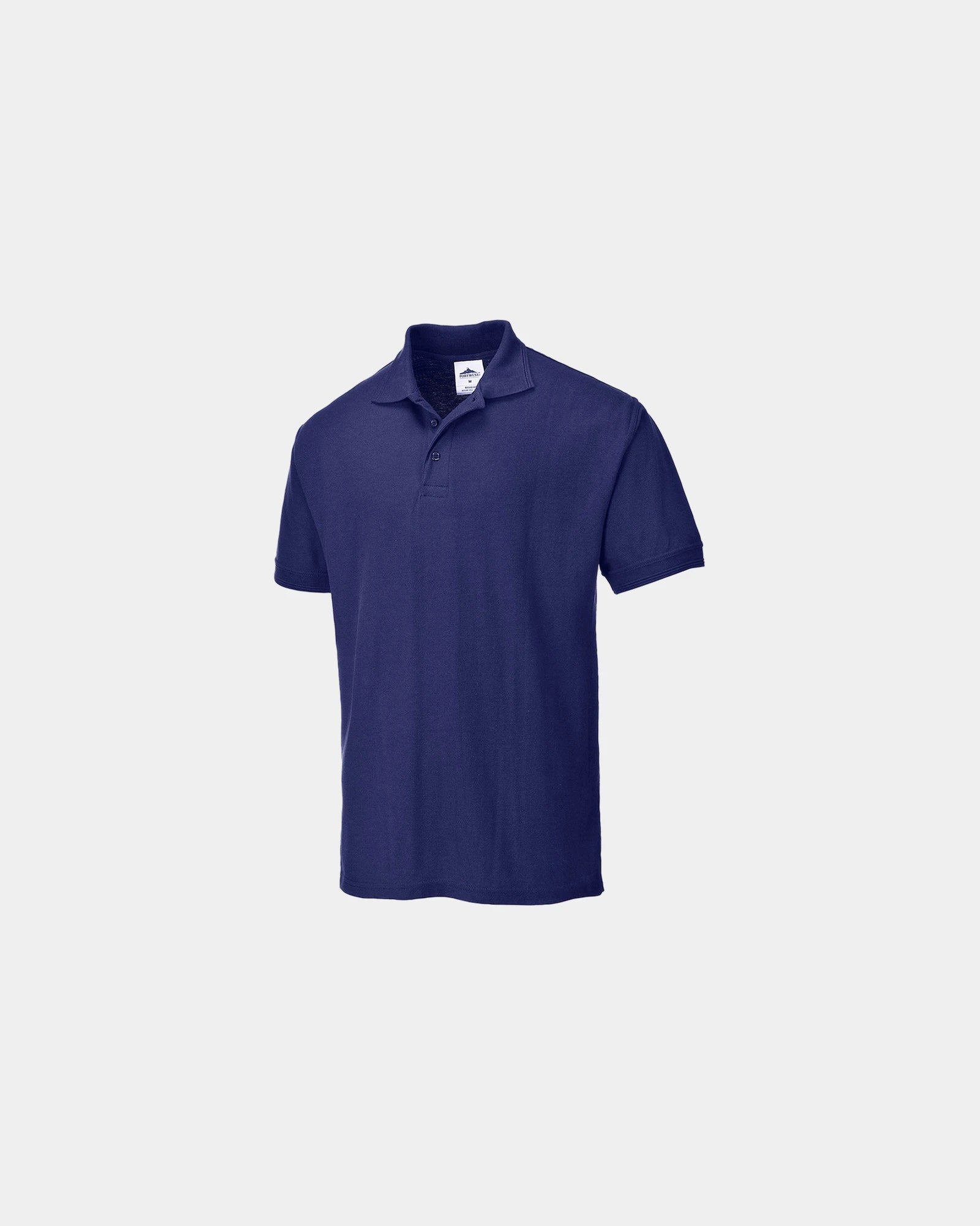 Polo Naples polyester katoen 210g/m² om te personaliseren - Marineblauw